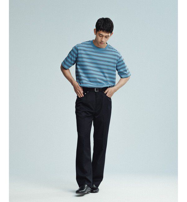 ADAM ET ROPE'「【LACOSTE for ADAM ET ROPE'】別注 MULTI BORDER TEE」|Tシャツ・カットソー|