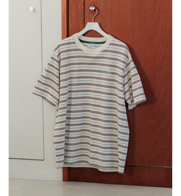 ADAM ET ROPE'「【LACOSTE for ADAM ET ROPE'】別注 MULTI BORDER TEE」|Tシャツ・カットソー|