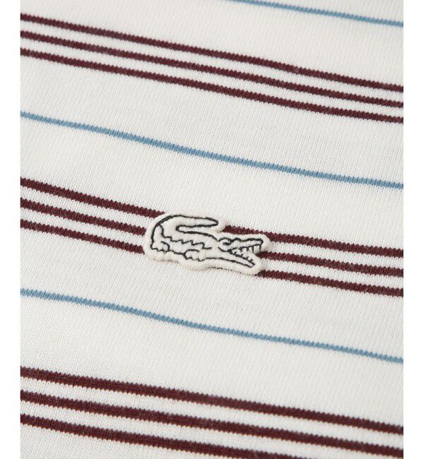 ADAM ET ROPE'「【LACOSTE for ADAM ET ROPE'】別注 MULTI BORDER TEE」|Tシャツ・カットソー|
