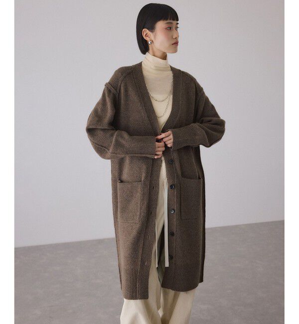 ADAM ET ROPE'「チェーンコンビカーディガンワンピース」|ワンピース|