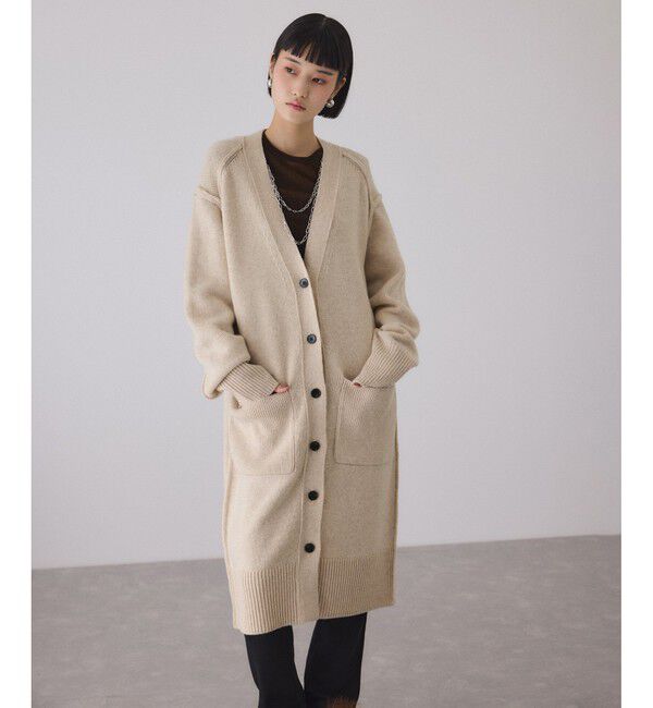 ADAM ET ROPE'「チェーンコンビカーディガンワンピース」|ワンピース|ベージュ(27)