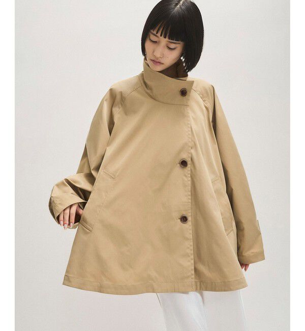 ADAM ET ROPE'「フレアーミドルトレンチコート」|トレンチコート|
