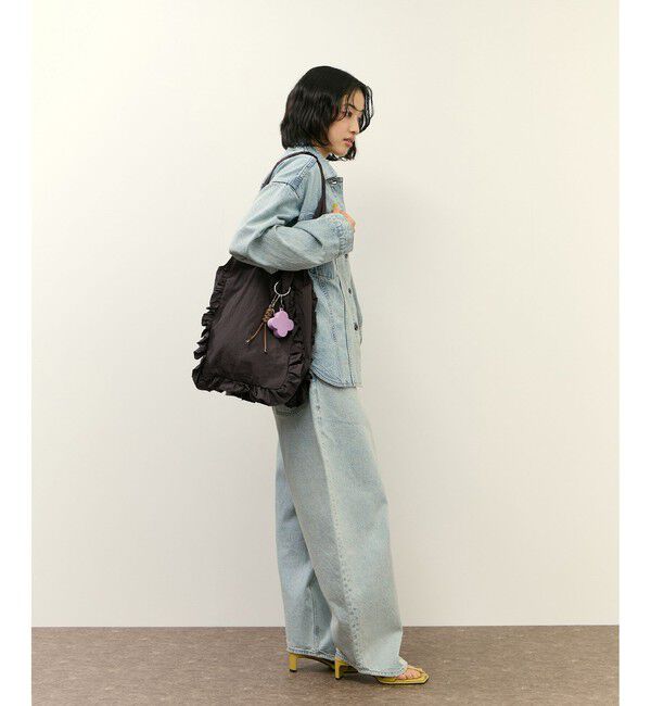 ADAM ET ROPE'「フリルトートバッグ」|トートバッグ|