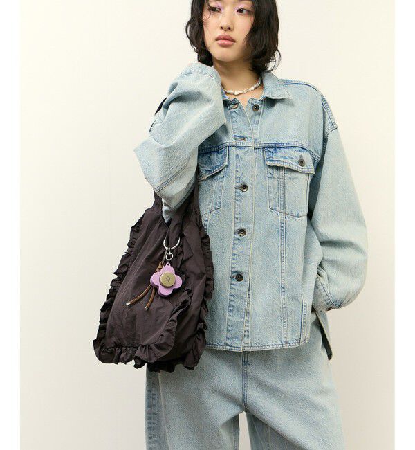 ADAM ET ROPE'「フリルトートバッグ」|トートバッグ|