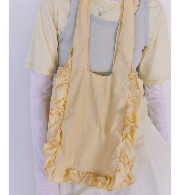 ADAM ET ROPE'「フリルトートバッグ」|トートバッグ|クリーム(83)