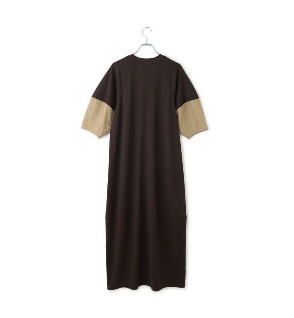 ADAM ET ROPE'「【WEB限定】ハーフZIPコクーンワンピース」|ワンピース|