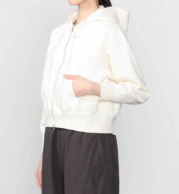 ORCIVAL「ORCIVAL | 裏毛 コットン フレンチテリージップフーディー WOMEN」|スウェット・ジャージ|