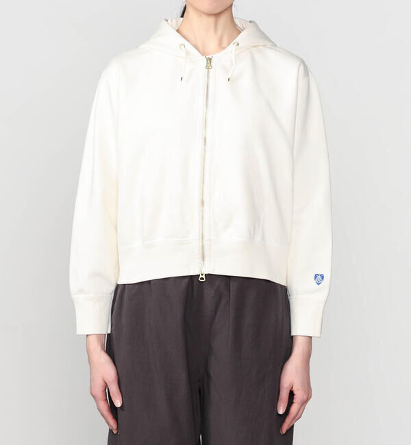 ORCIVAL「ORCIVAL | 裏毛 コットン フレンチテリージップフーディー WOMEN」|スウェット・ジャージ|