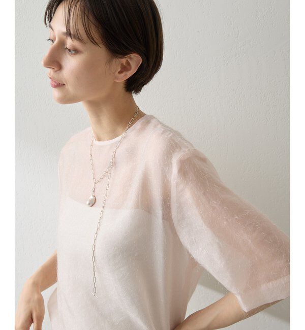  「シアーフェザーTEE」|シャツ・ブラウス|