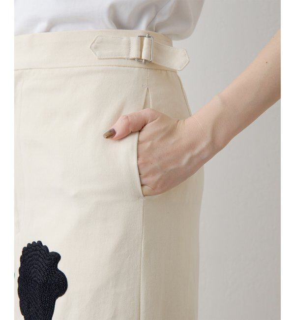  「コード刺繍パンツ」|チノ|