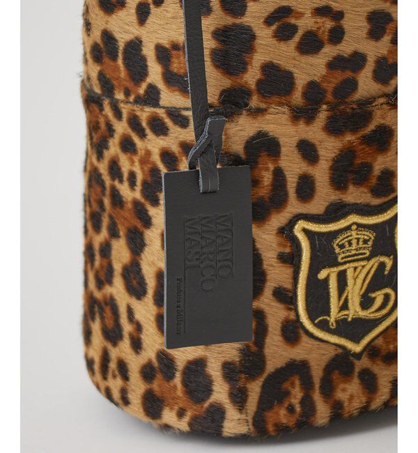  「【MARCO MASI】ヘアレザーワッペン巾着」|トートバッグ|