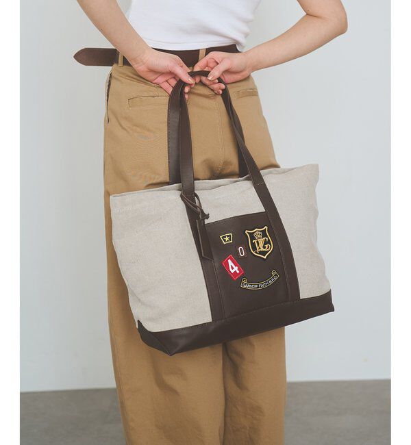  「【MARCO MASI】リネンワッペントート」|トートバッグ|