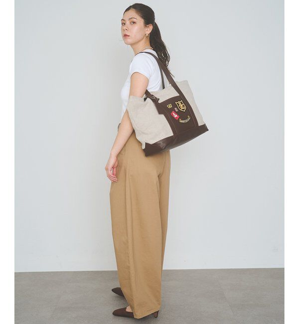  「【MARCO MASI】リネンワッペントート」|トートバッグ|