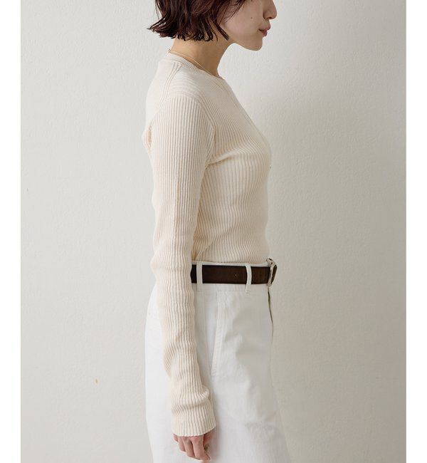  「ホールガーメントRIBプルオーバー」|ニット・セーター|