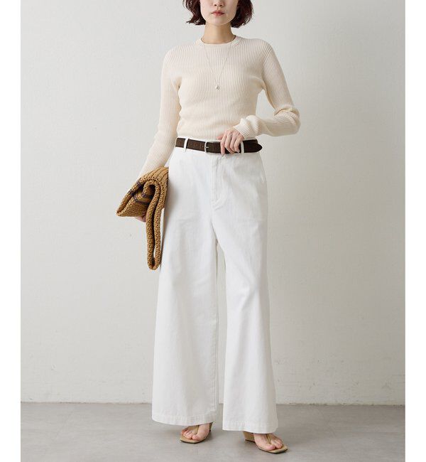  「ホールガーメントRIBプルオーバー」|ニット・セーター|