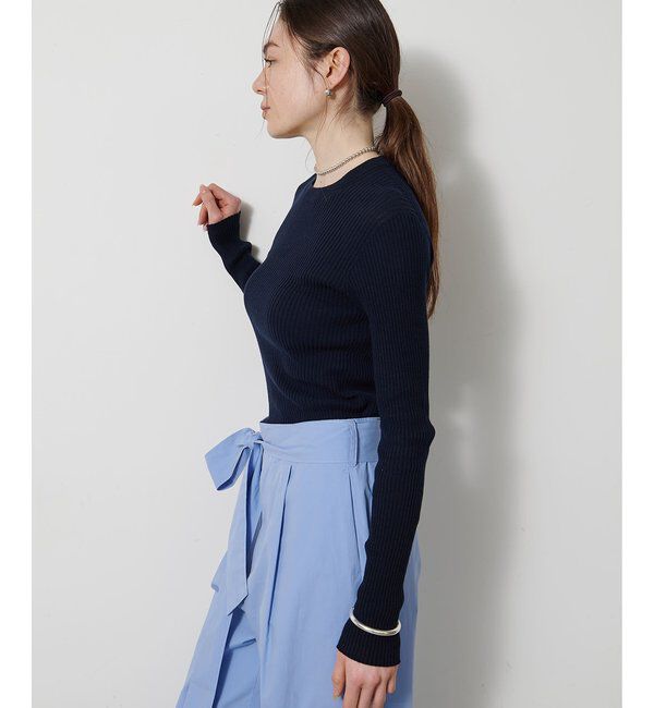  「ホールガーメントRIBプルオーバー」|ニット・セーター|