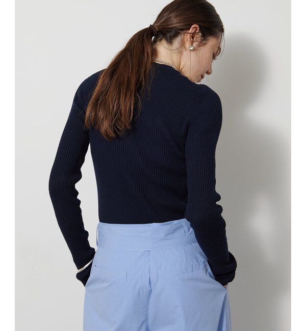  「ホールガーメントRIBプルオーバー」|ニット・セーター|