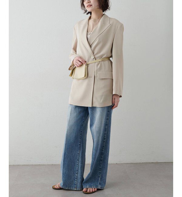  「ツイルダブルブレストジャケット」|テーラードジャケット|