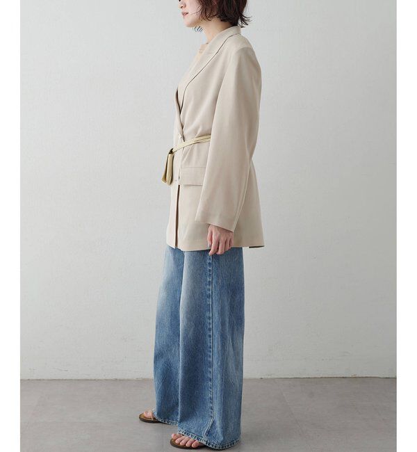  「ツイルダブルブレストジャケット」|テーラードジャケット|