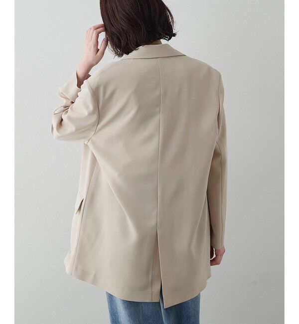  「ツイルダブルブレストジャケット」|テーラードジャケット|