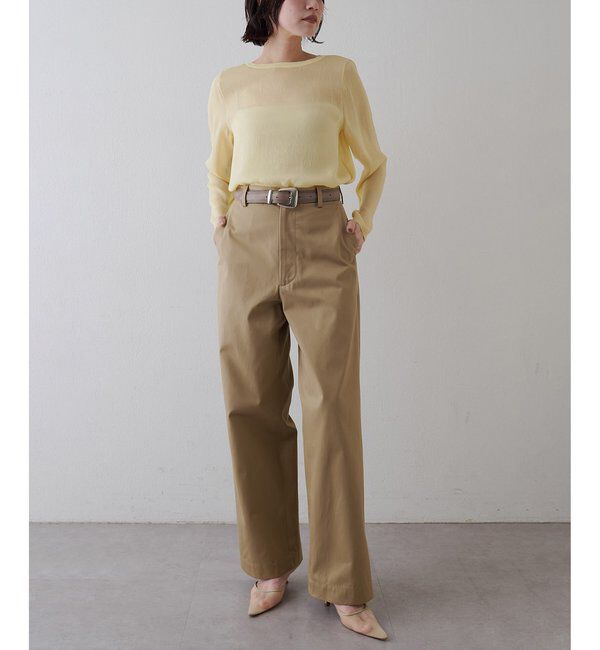  「【Drawing Numbers】プレーンチノパンツ」|チノ|