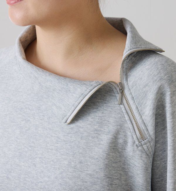  「アシメハーフジップセットアップ」|ワンピース|