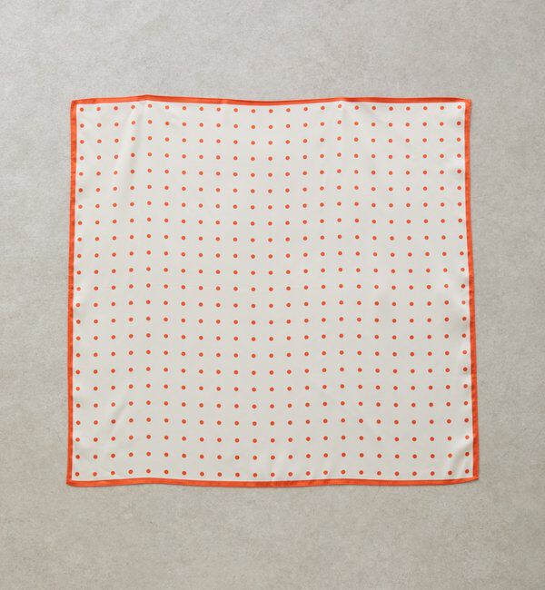  「【PAPILLONNER/パピヨネ】スクエアドットスカーフ/セレモニー」|マフラー|