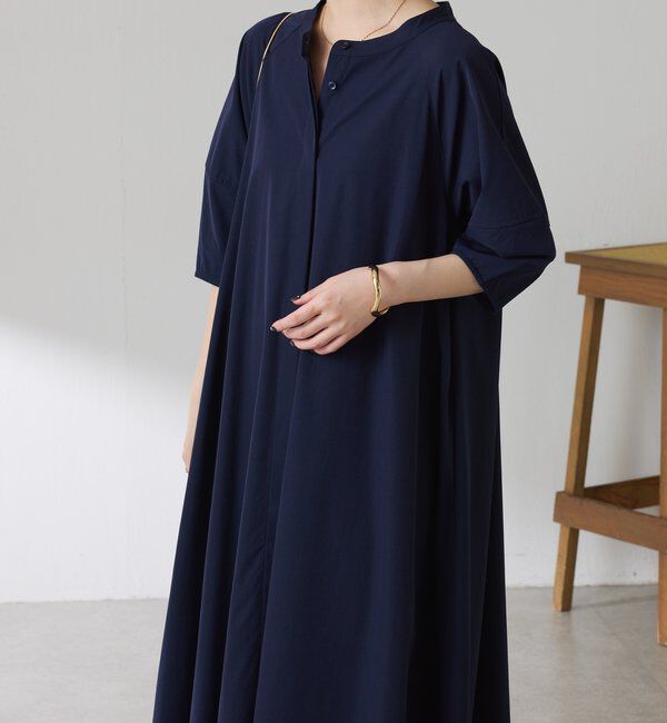 「クールタッチハーフスリーブワンピース」|ワンピース|