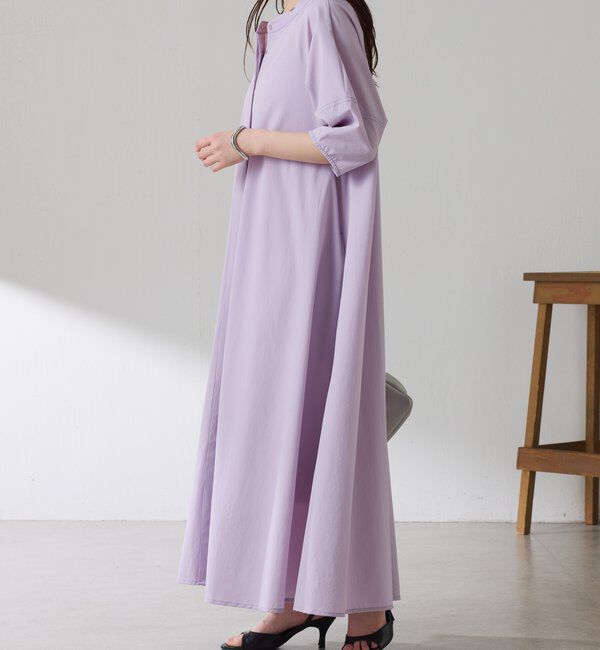  「クールタッチハーフスリーブワンピース」|ワンピース|