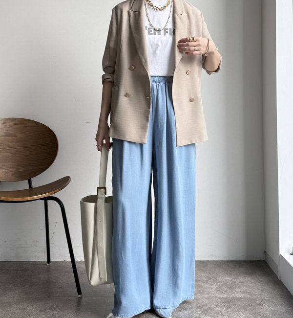  「リヨセルワイドデニム」|デニム|