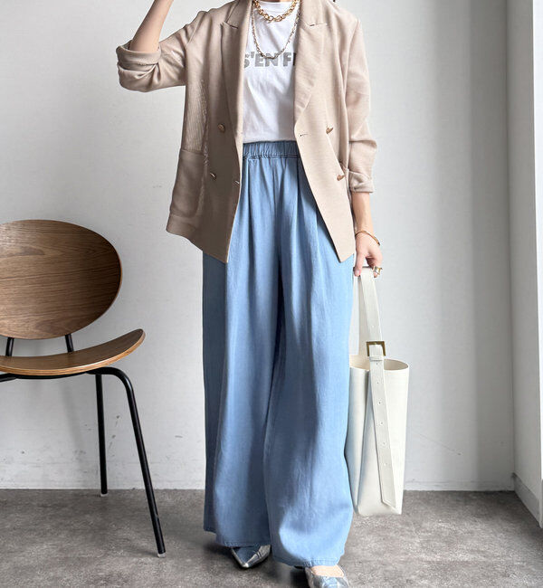  「リヨセルワイドデニム」|デニム|
