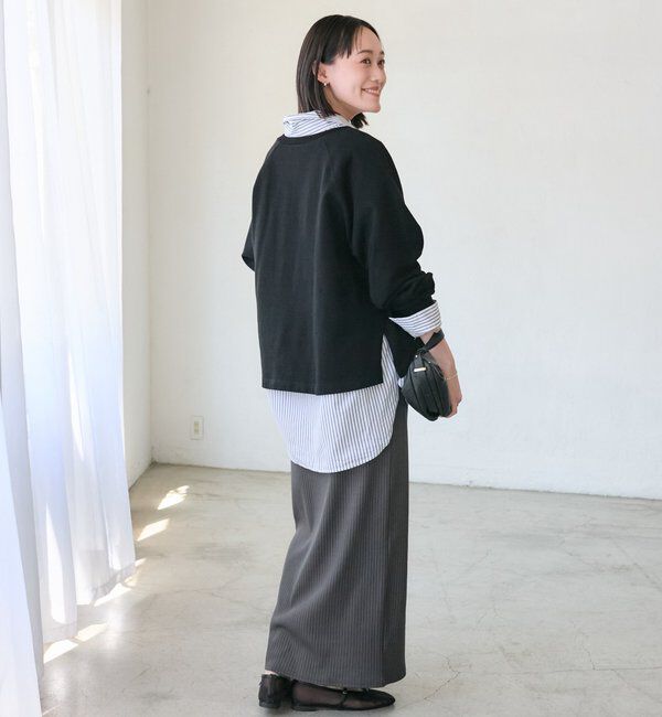  「【新色追加/抜け感◎】ハーフZIPスウェット」|Tシャツ・カットソー|