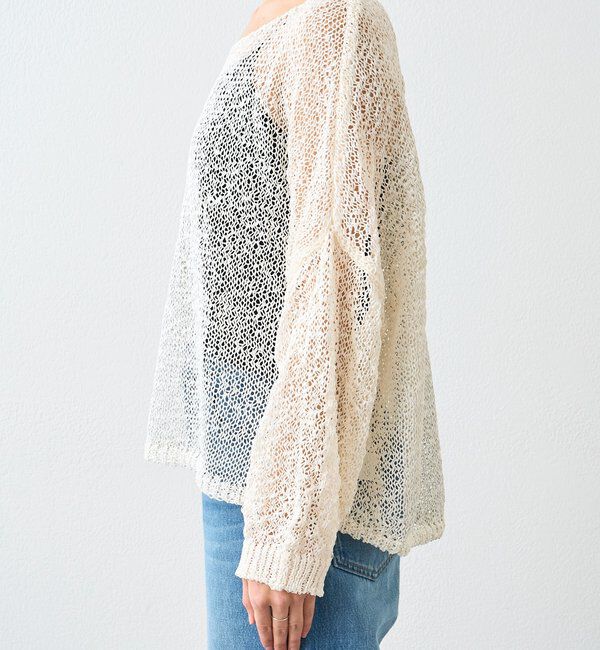  「【ご好評につき再販売開始！】テープヤーンボートネックニット」|ニット・セーター|