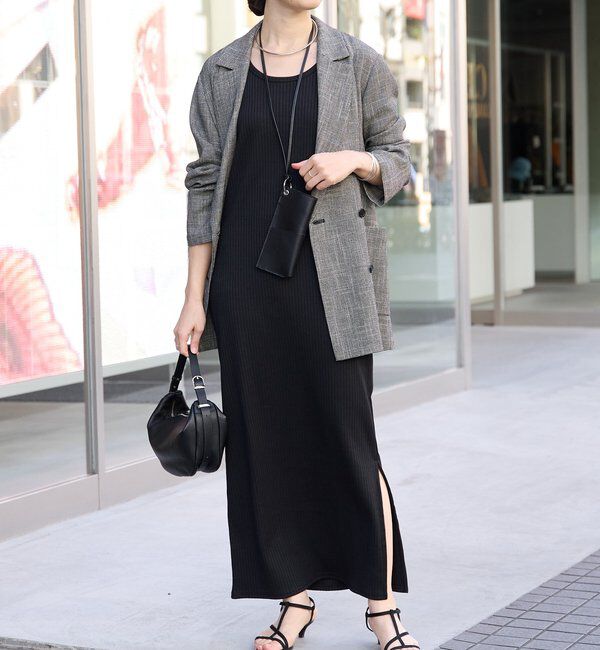  「【シリーズ累計販売数一万枚突破！】2WAYリブタンクワンピース」|ワンピース|