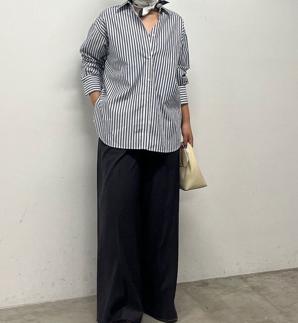  「【MANAKAコラボ】スカーフセットシャツ」|シャツ・ブラウス|