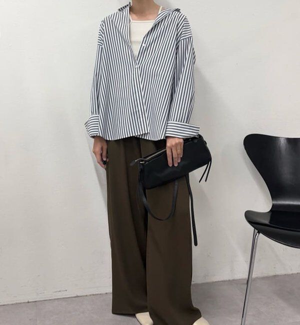  「【MANAKAコラボ】スカーフセットシャツ」|シャツ・ブラウス|