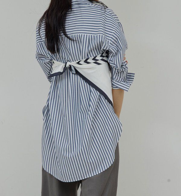  「【MANAKAコラボ】スカーフセットシャツ」|シャツ・ブラウス|