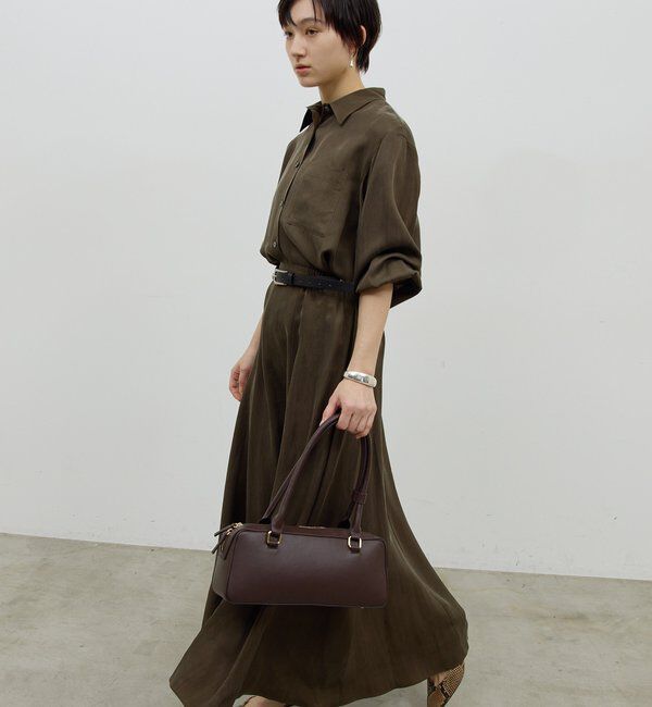  「【楽ちん&times;エレガント】【セットアップ対応】キュプラフレアスカート」|スカート|