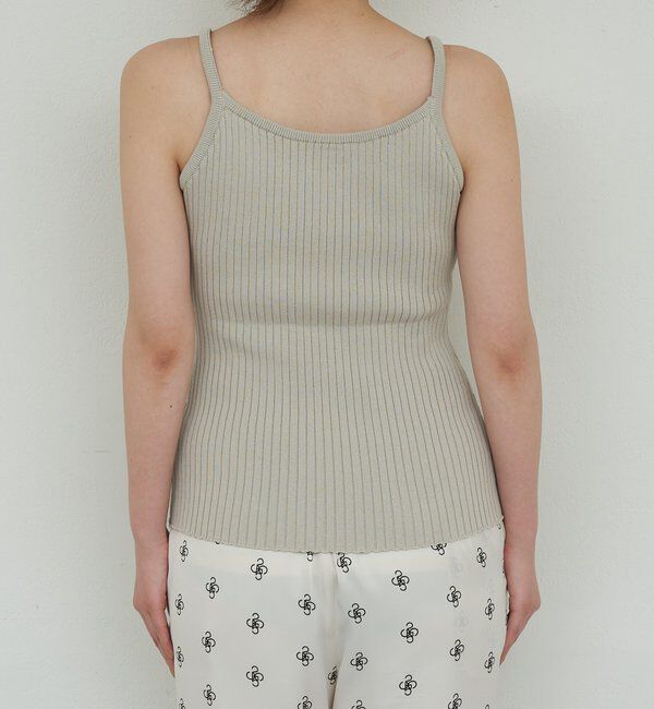  「【手洗い可】リブニットキャミソール」|ニット・セーター|