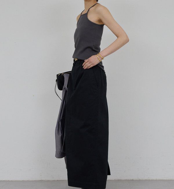  「【CHIKAコラボ】チノストレッチスカート」|スカート|