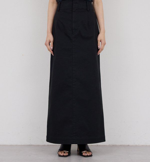  「【CHIKAコラボ】チノストレッチスカート」|スカート|