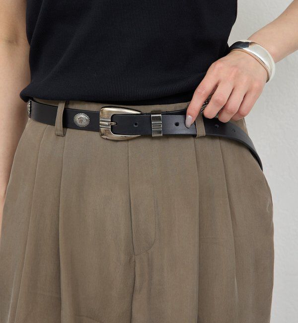  「コンチョベルト」|ベルト|ブラック