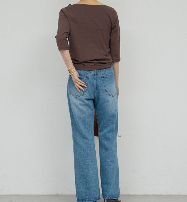  「【2WAY】ハーフスリーブカットソー」|Tシャツ・カットソー|