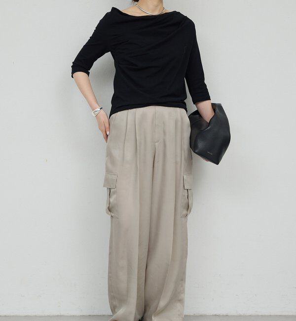  「【セットアップ対応】キュプラカーゴパンツ」|チノ|