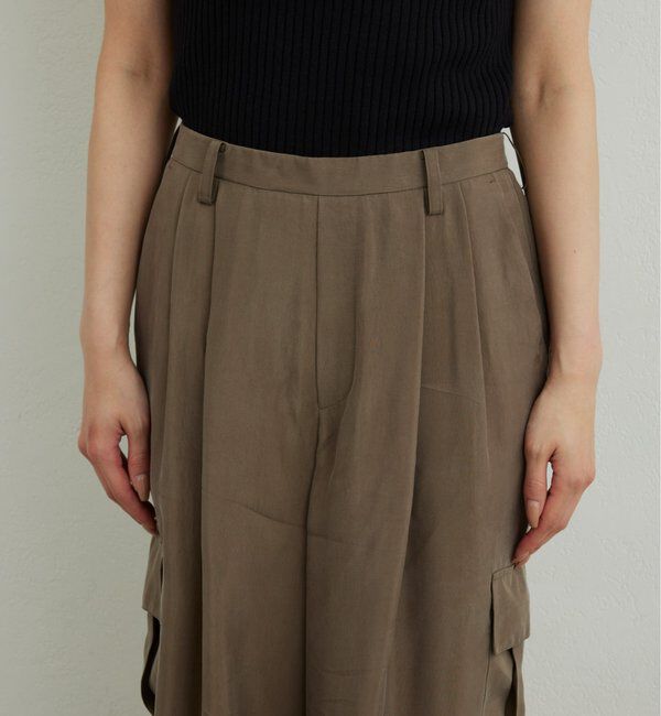  「【セットアップ対応】キュプラカーゴパンツ」|チノ|