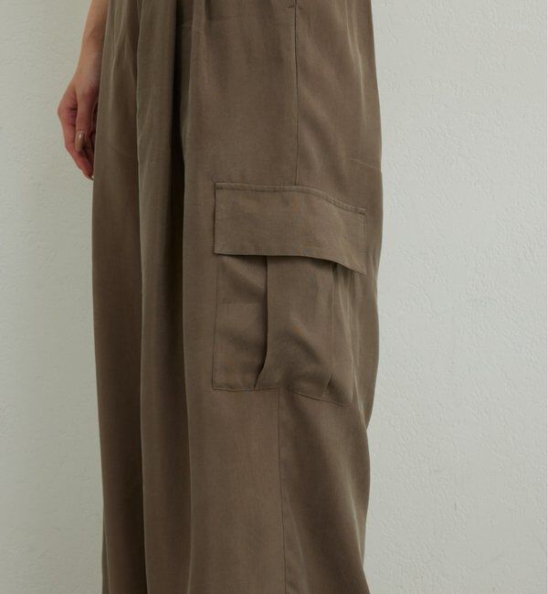 「【セットアップ対応】キュプラカーゴパンツ」|チノ|