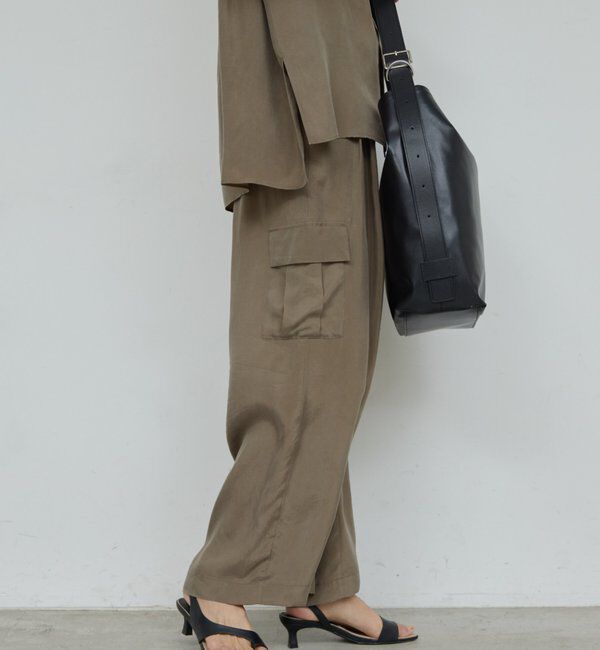  「【セットアップ対応】キュプラカーゴパンツ」|チノ|