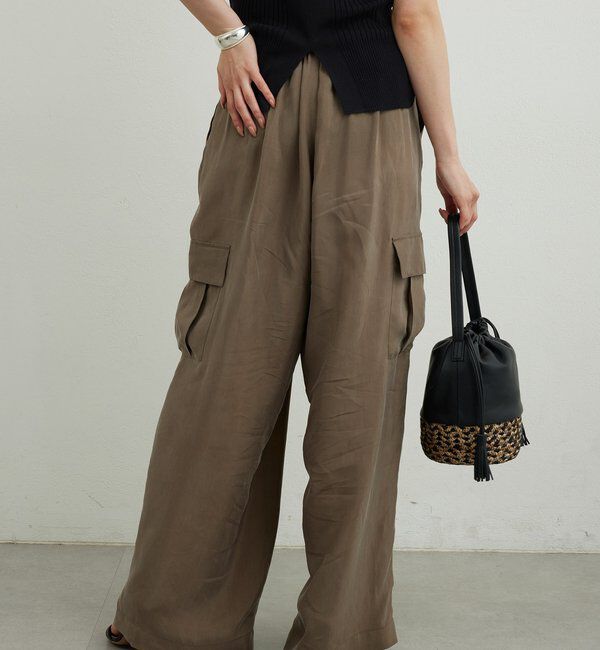  「【セットアップ対応】キュプラカーゴパンツ」|チノ|