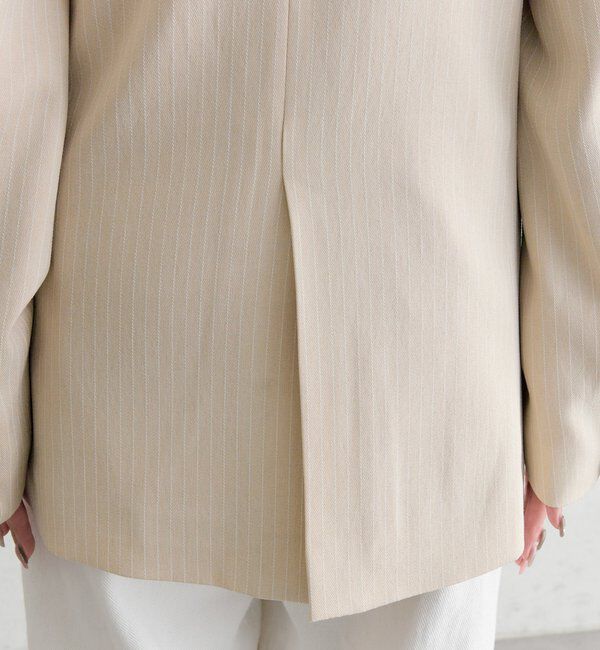  「ストライプテーラードジャケット」|テーラードジャケット|