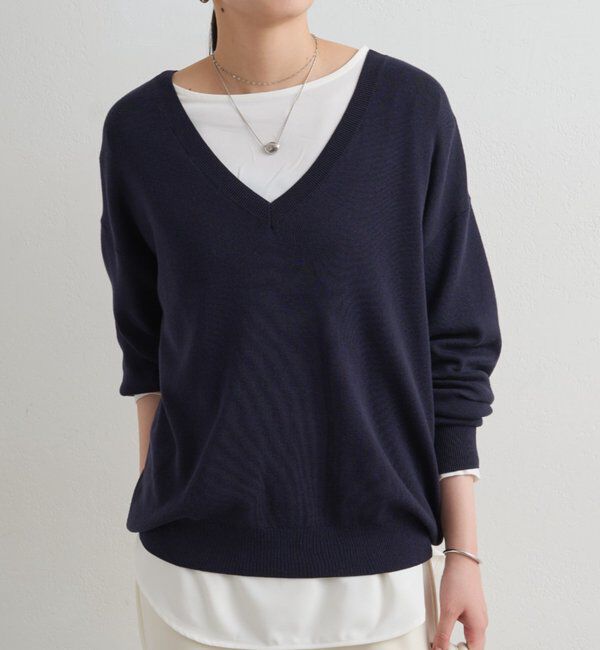  「ディープVニット」|ニット・セーター|